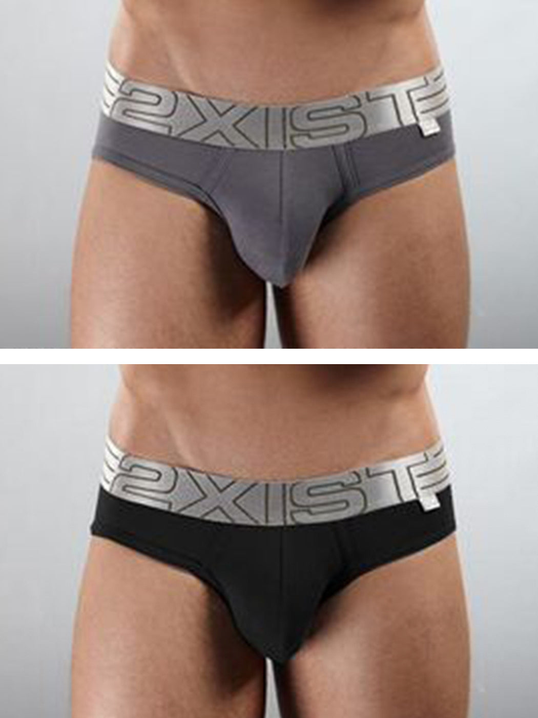 2 Pack Men's Lift No-Show Briefs | dmunderwear detail image 15