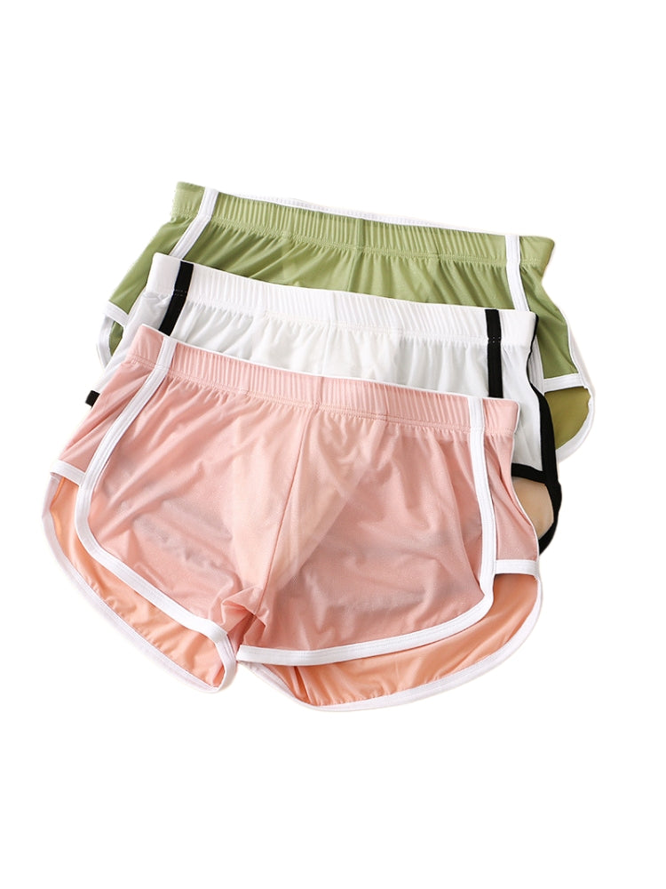 2 Pack Men's Lightweight & Airy Breathable Mesh Comfort Activewear Shorts | dmunderwear detail image 10
