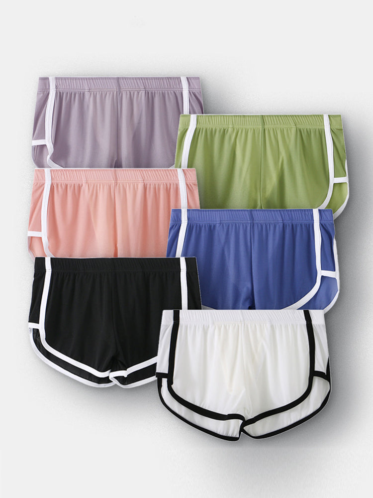 2 Pack Men's Lightweight & Airy Breathable Mesh Comfort Activewear Shorts | dmunderwear detail image 13