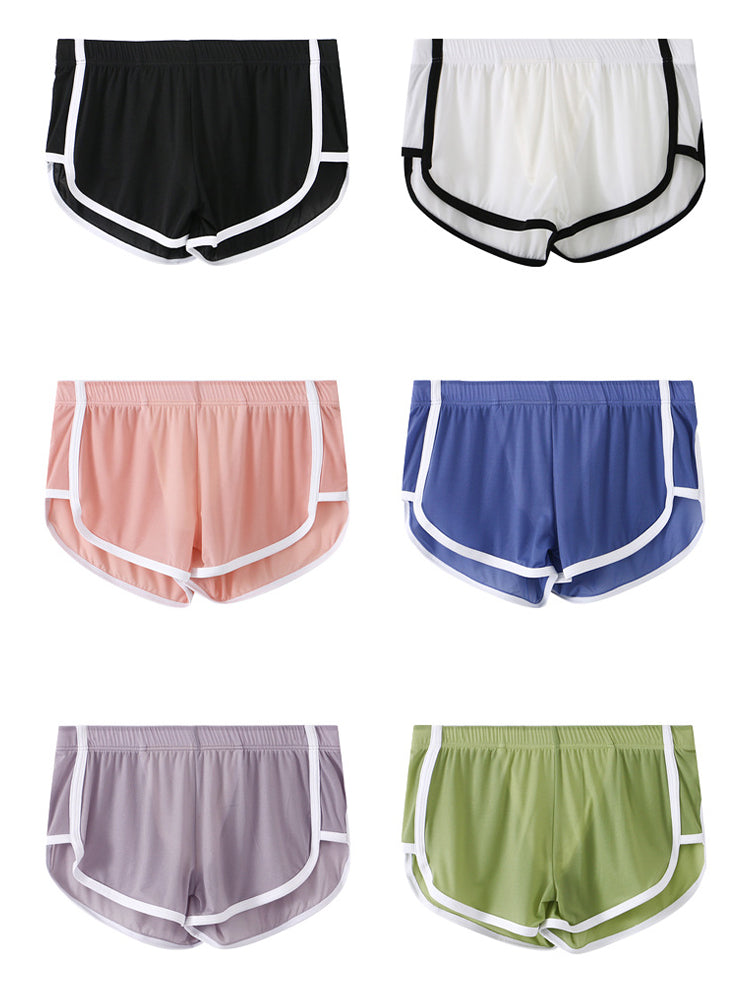 2 Pack Men's Lightweight & Airy Breathable Mesh Comfort Activewear Shorts | dmunderwear detail image 16