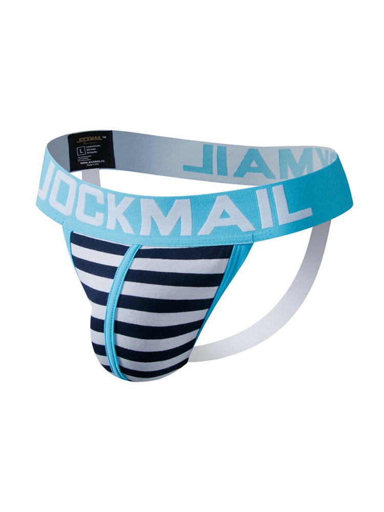 2 Pack Men's Lightweight & Airy Comfy Waistband Stretch Silky Touch Jockstraps | dmunderwear detail image 12