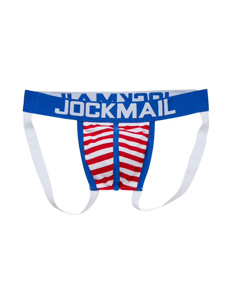 2 Pack Men's Lightweight & Airy Comfy Waistband Stretch Silky Touch Jockstraps | dmunderwear detail image 16