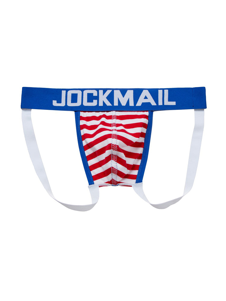 2 Pack Men's Lightweight & Airy Comfy Waistband Stretch Silky Touch Jockstraps | dmunderwear detail image 17