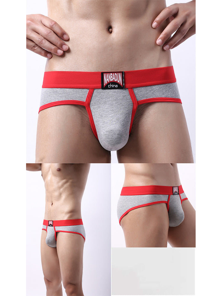 2-pack Men's Loose Cotton Sports Briefs | dmunderwear detail image 10