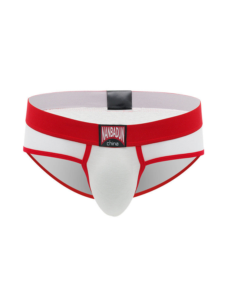 2-pack Men's Loose Cotton Sports Briefs | dmunderwear detail image 5