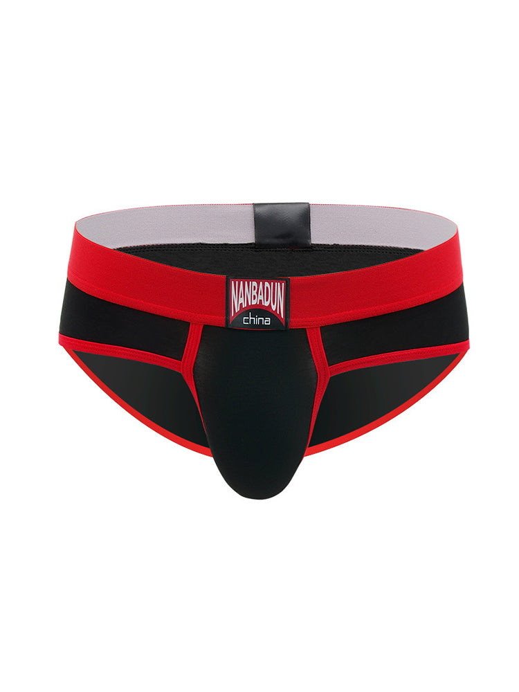 2-pack Men's Loose Cotton Sports Briefs | dmunderwear detail image 6