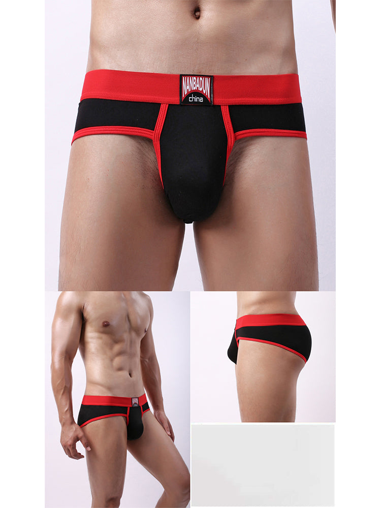 2-pack Men's Loose Cotton Sports Briefs | dmunderwear detail image 9
