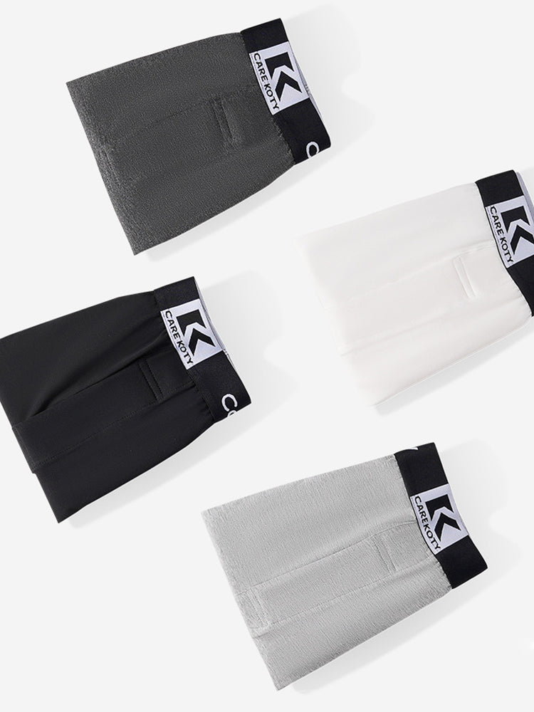 2 Pack Men's Loose-Fit Cotton Comfort Seamless Boxer Shorts | dmunderwear detail image 13