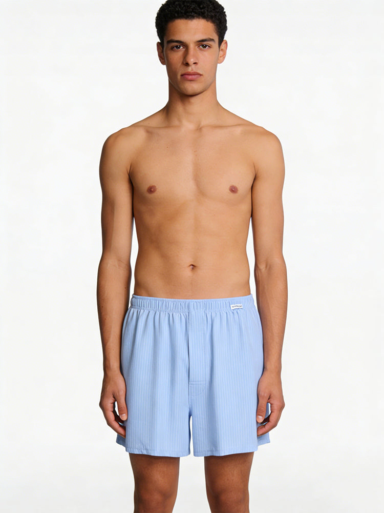 2 Pack Men's Loose Fit Ultra-Soft Cotton Comfy Loungewear Shorts | dmunderwear