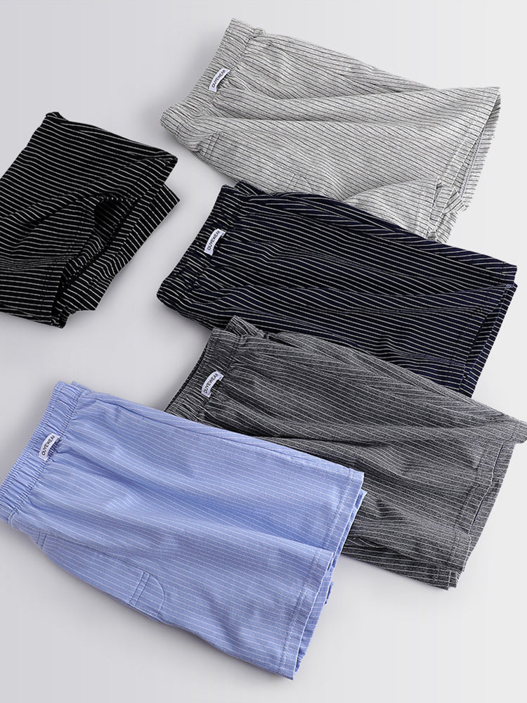 2 Pack Men's Loose Fit Ultra-Soft Cotton Comfy Loungewear Shorts | dmunderwear detail image 10