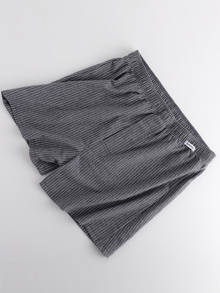 2 Pack Men's Loose Fit Ultra-Soft Cotton Comfy Loungewear Shorts | dmunderwear detail image 17