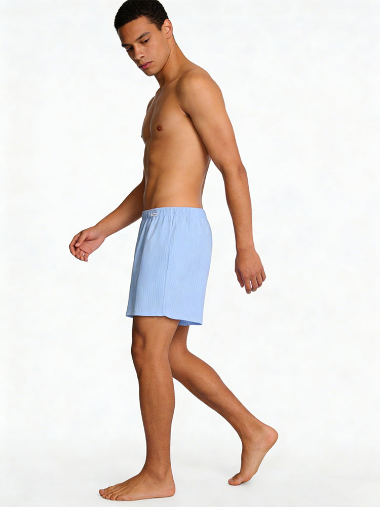 2 Pack Men's Loose Fit Ultra-Soft Cotton Comfy Loungewear Shorts | dmunderwear detail image 4