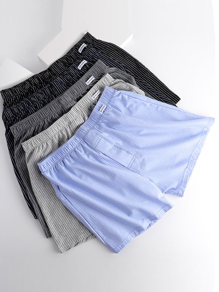 2 Pack Men's Loose Fit Ultra-Soft Cotton Comfy Loungewear Shorts | dmunderwear detail image 9