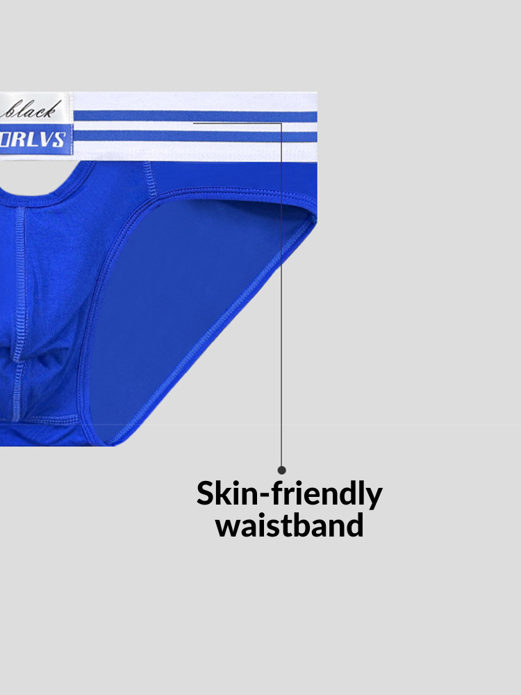 2 Pack Men's Low-Rise Breathable Modal briefs | dmunderwear detail image 15