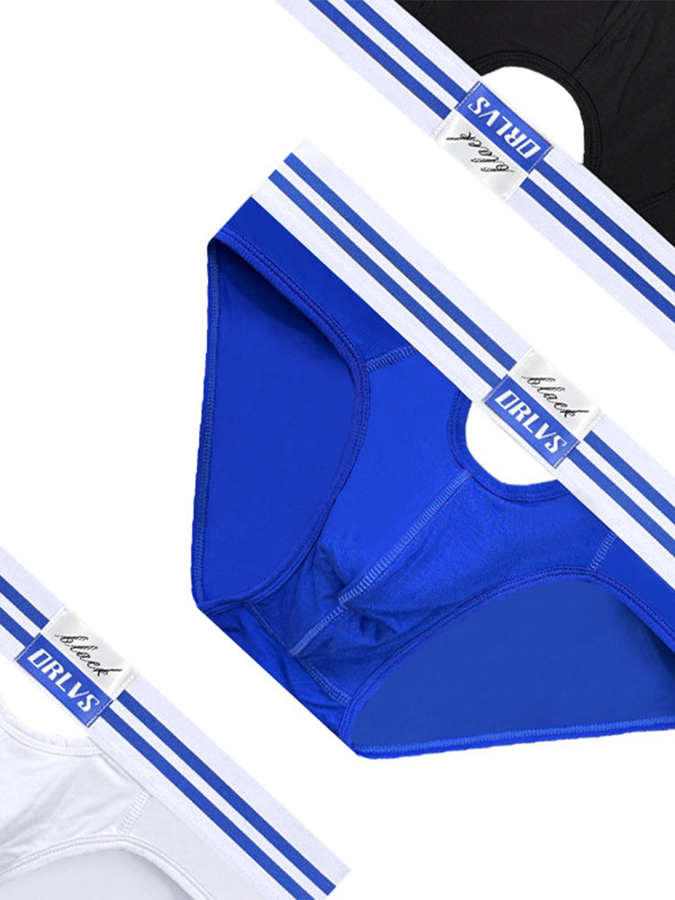 2 Pack Men's Low-Rise Breathable Modal briefs | dmunderwear detail image 17