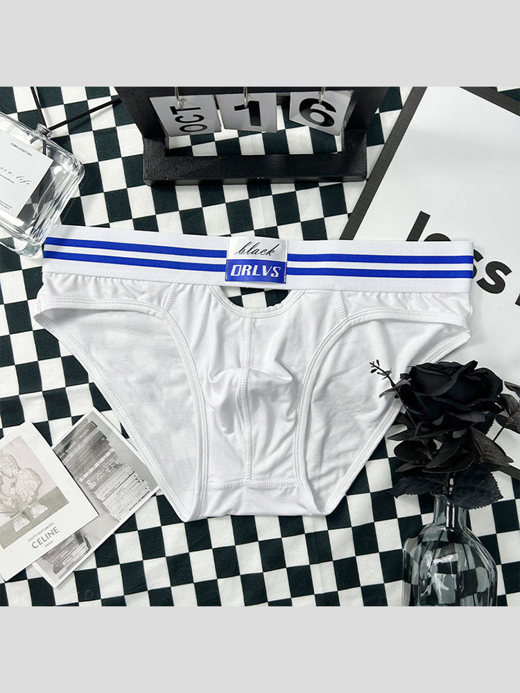 2 Pack Men's Low-Rise Breathable Modal briefs | dmunderwear detail image 7