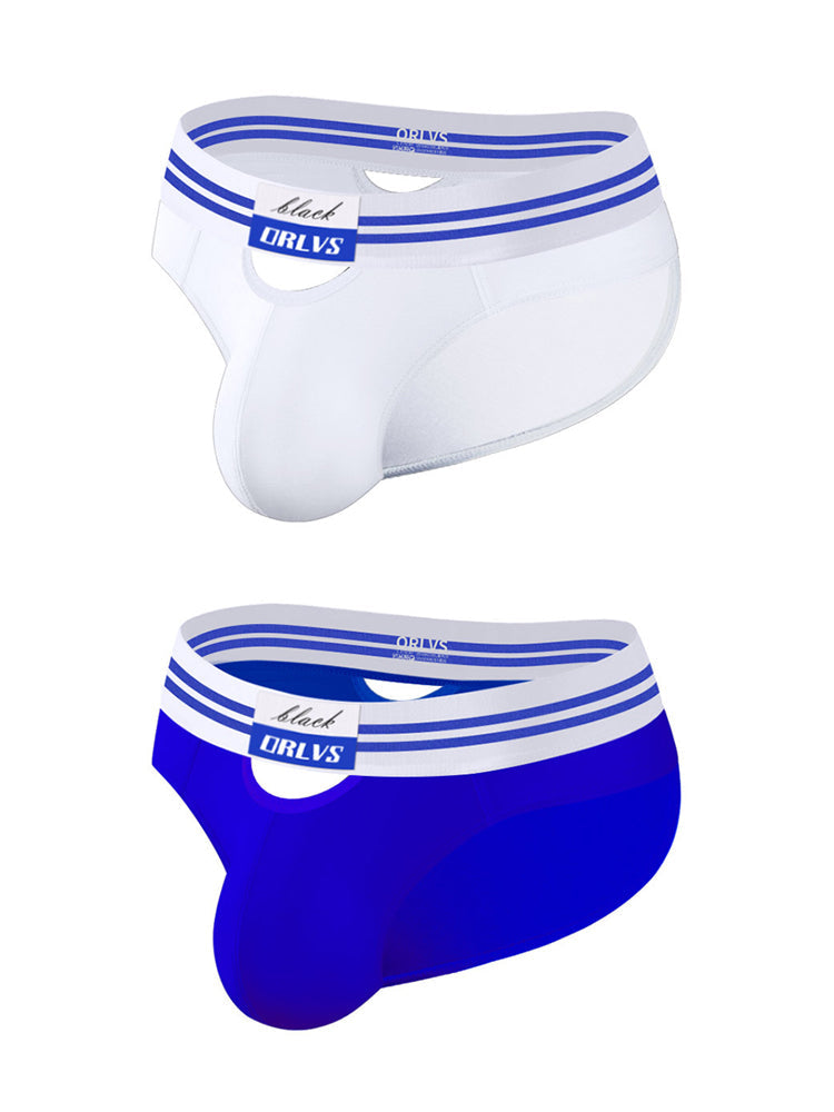 2 Pack Men's Low-Rise Breathable Modal briefs | dmunderwear detail image 8