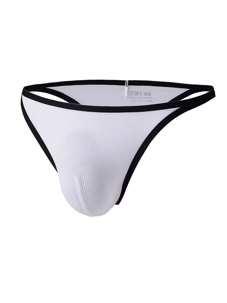 2 Pack Men's Low-Rise Eco-Friendly Lightweight Thong | dmunderwear detail image 11