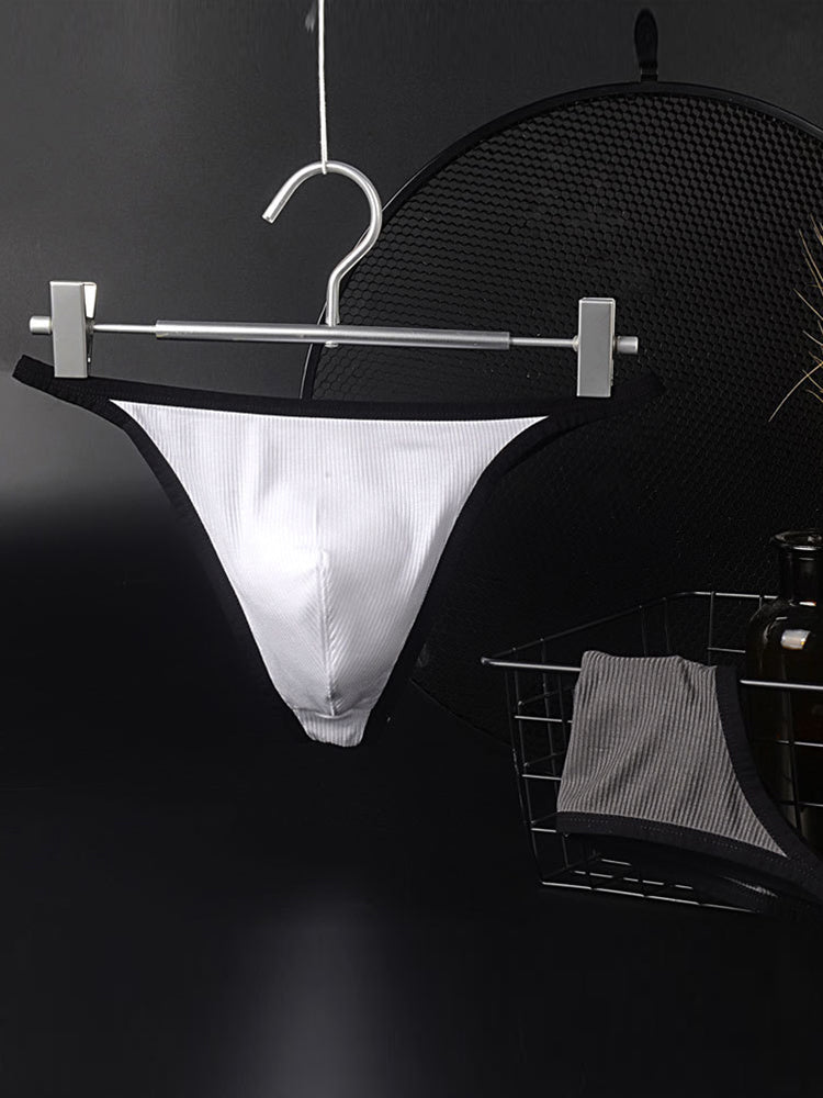 2 Pack Men's Low-Rise Eco-Friendly Lightweight Thong | dmunderwear detail image 9