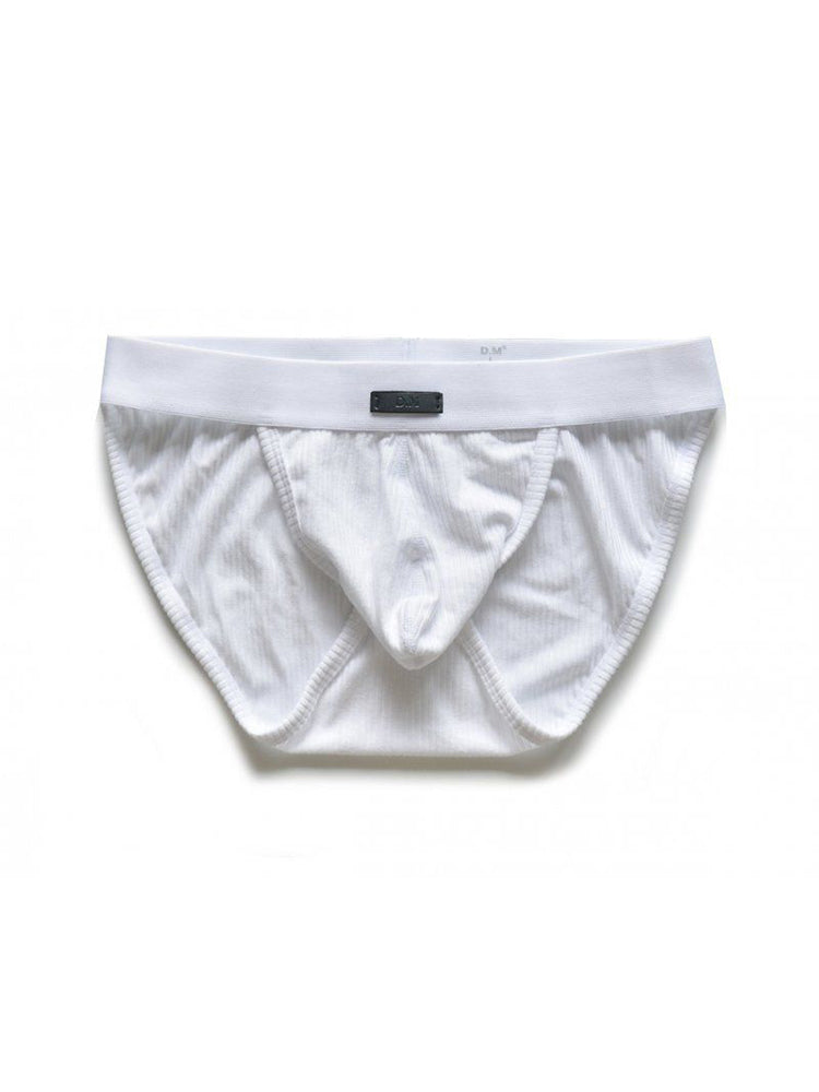 2 Pack Men's Low-rise High-cut Solid Briefs | dmunderwear