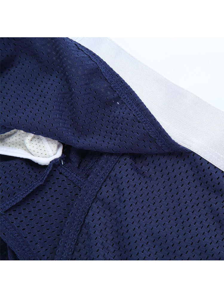 2 Pack Men's Low-Rise Mesh Breathable Home Comfort Antibacterial Trunks | dmunderwear detail image 9