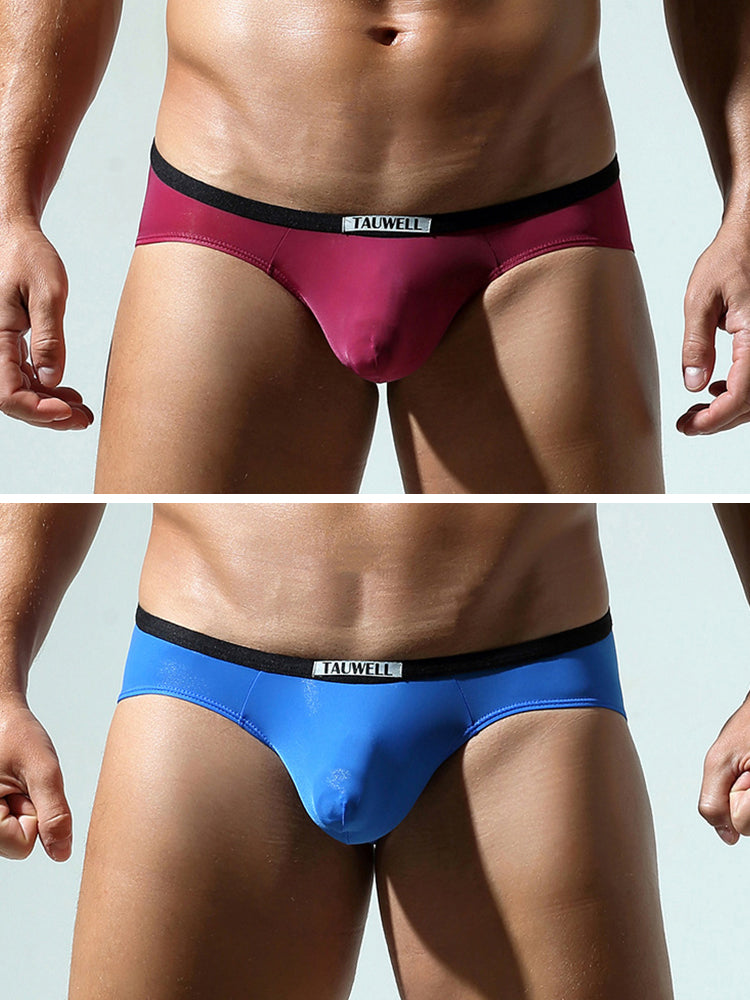 2-pack Men's Low-rise Nylon Briefs | dmunderwear detail image 12