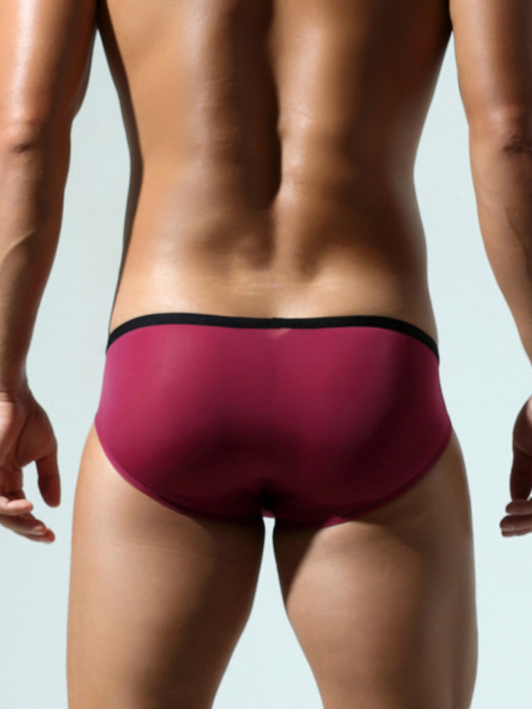 2-pack Men's Low-rise Nylon Briefs | dmunderwear detail image 18