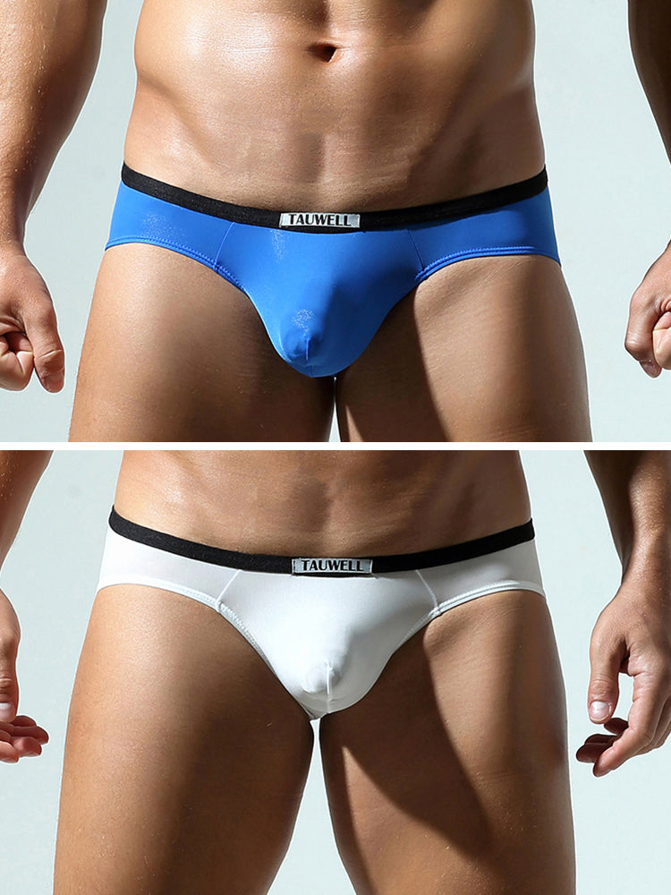 2-pack Men's Low-rise Nylon Briefs | dmunderwear detail image 2