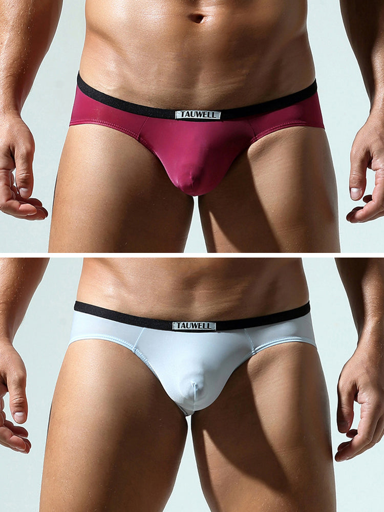 2-pack Men's Low-rise Nylon Briefs | dmunderwear detail image 7