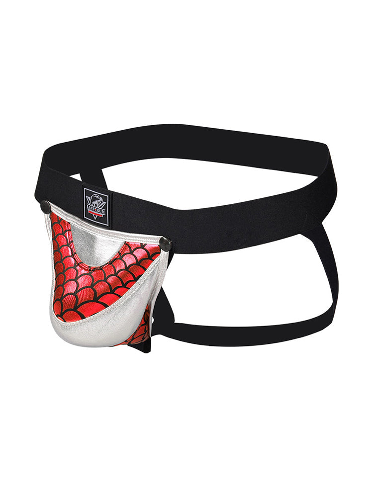 2 Pack Men's Low-Rise Sexy Contoured Pouch Lightweight Jockstrap | dmunderwear detail image 12