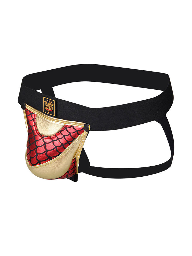 2 Pack Men's Low-Rise Sexy Contoured Pouch Lightweight Jockstrap | dmunderwear detail image 17