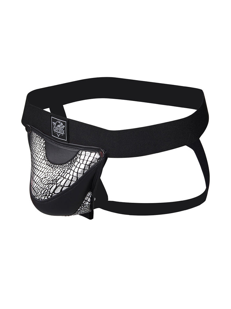 2 Pack Men's Low-Rise Sexy Contoured Pouch Lightweight Jockstrap | dmunderwear detail image 4