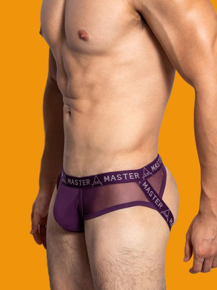2 Pack Men's Low-Rise Sexy Double Strap Jockstrap | dmunderwear detail image 16