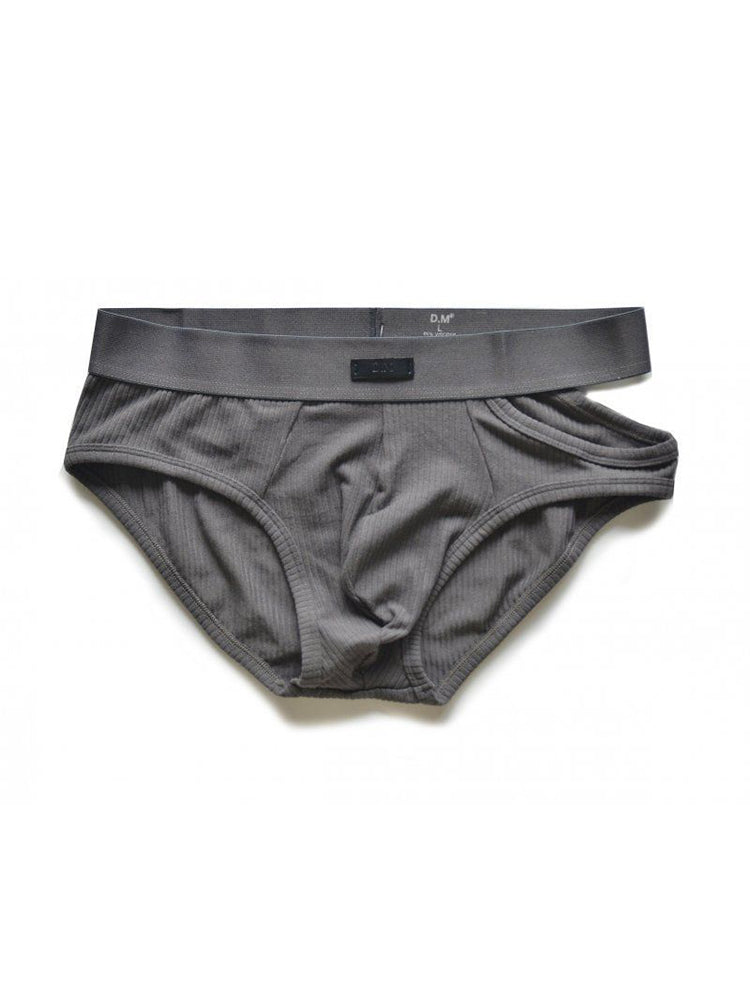 2 Pack Men's Low-Rise Sexy Side-Opening Briefs | dmunderwear