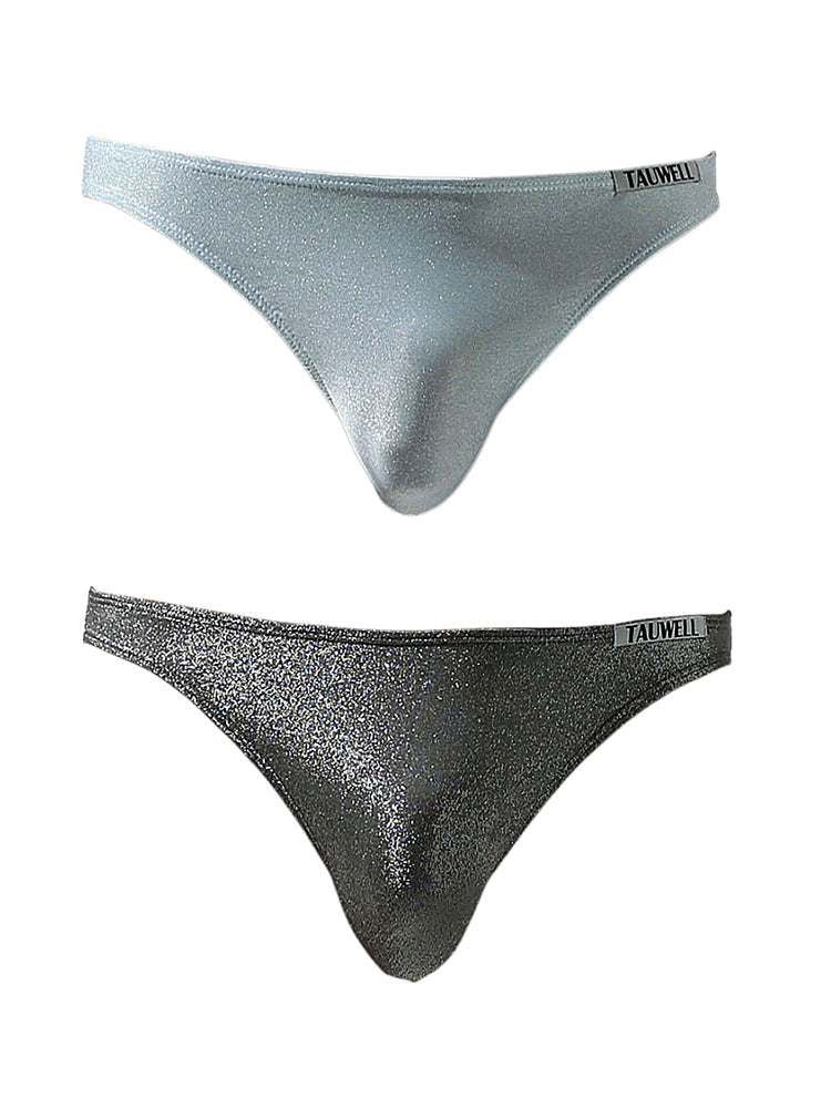 2 Pack Men's Low-Rise Sexy Solid Color Skin-Friendly Briefs | dmunderwear detail image 2