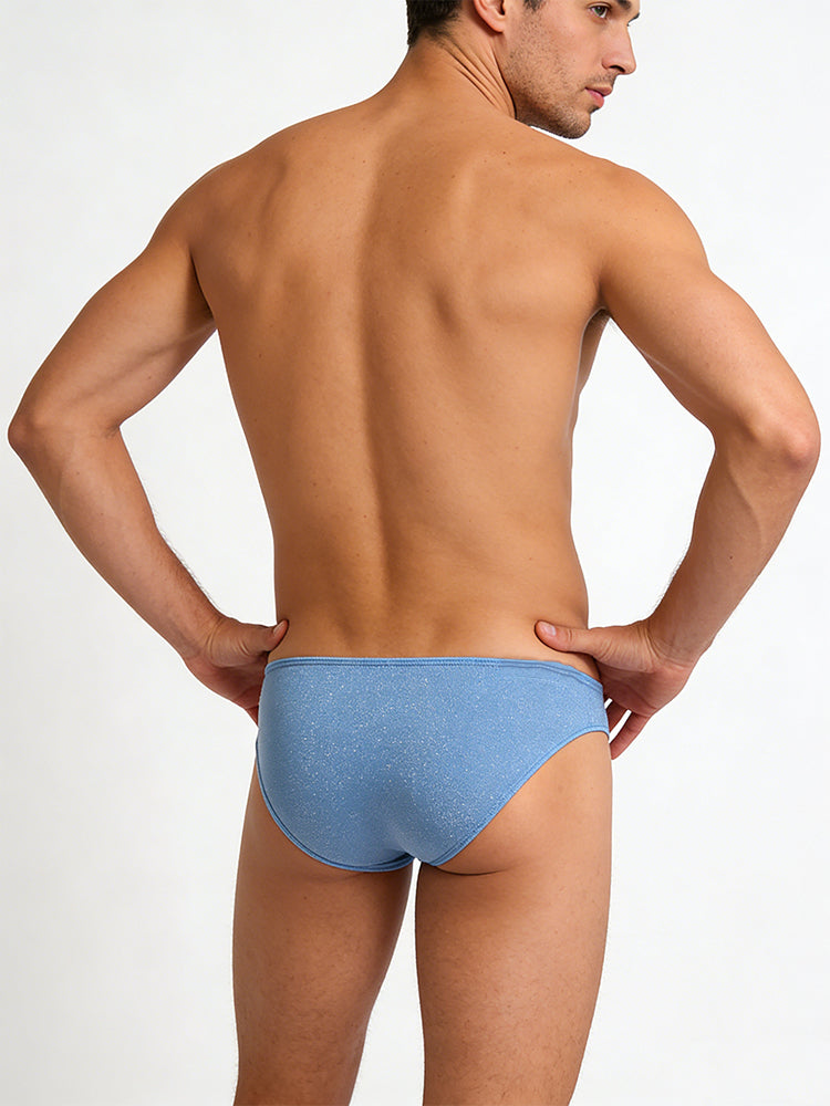 2 Pack Men's Low-Rise Sexy Solid Color Skin-Friendly Briefs | dmunderwear detail image 5