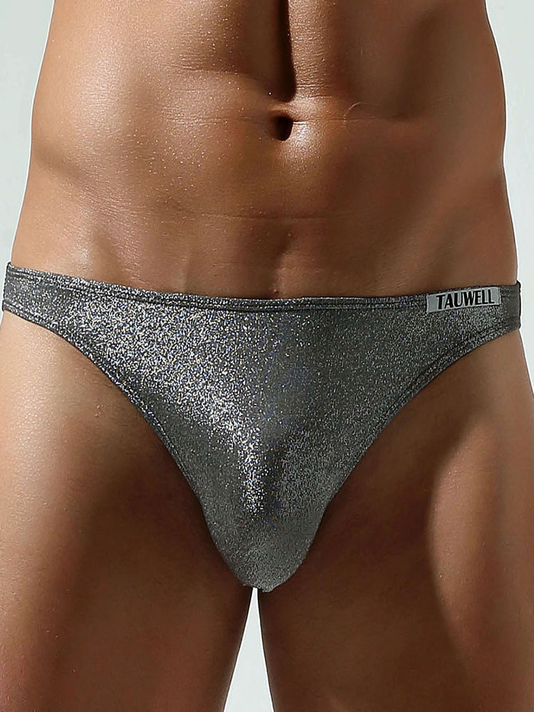 2 Pack Men's Low-Rise Sexy Solid Color Skin-Friendly Briefs | dmunderwear detail image 6
