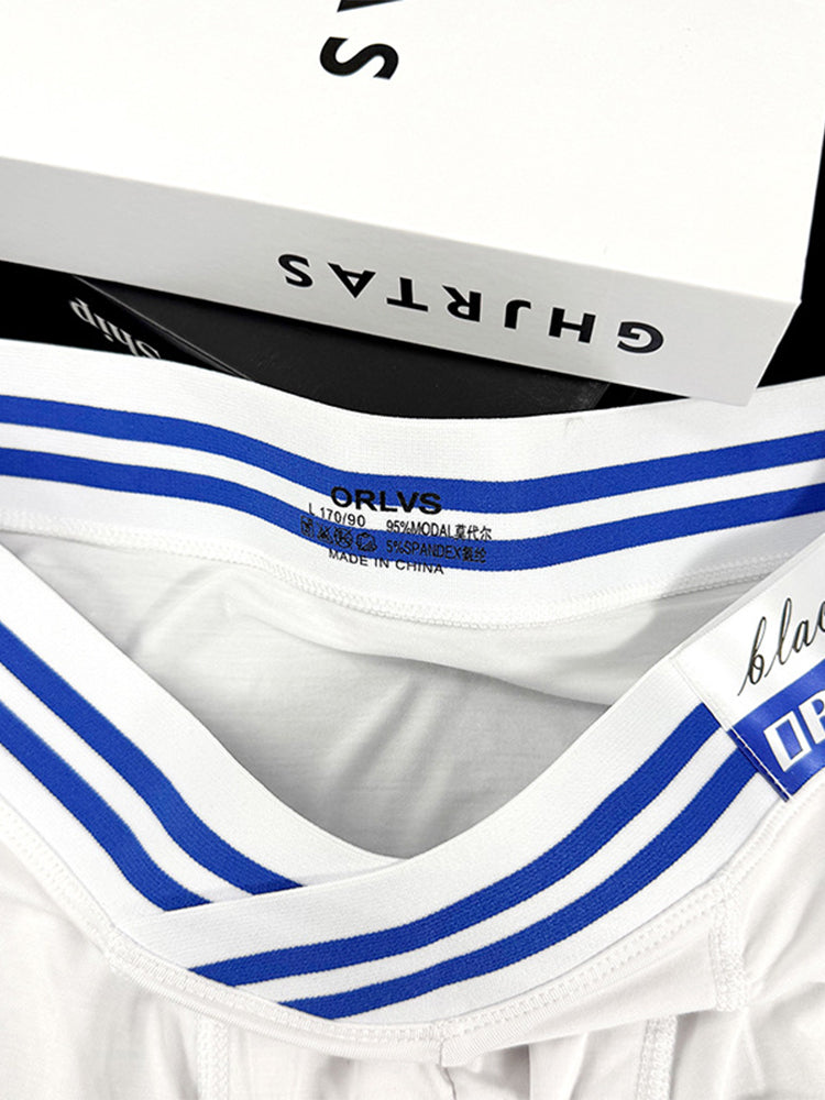 2 Pack Men's Low-Rise Sport Modal Trunks | dmunderwear detail image 5