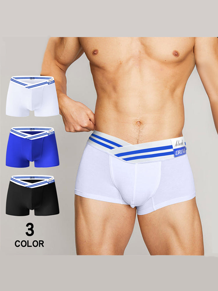 2 Pack Men's Low-Rise Sport Modal Trunks | dmunderwear detail image 7