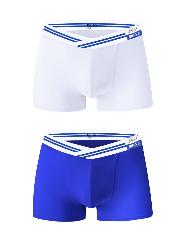2 Pack Men's Low-Rise Sport Modal Trunks | dmunderwear detail image 8