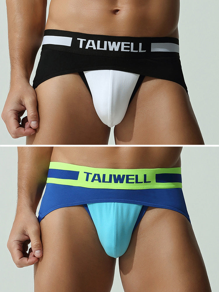 2 Pack Men's Low-Rise Stretch Fit Soft-Touch Quick-Dry Jockstrap | dmunderwear detail image 12