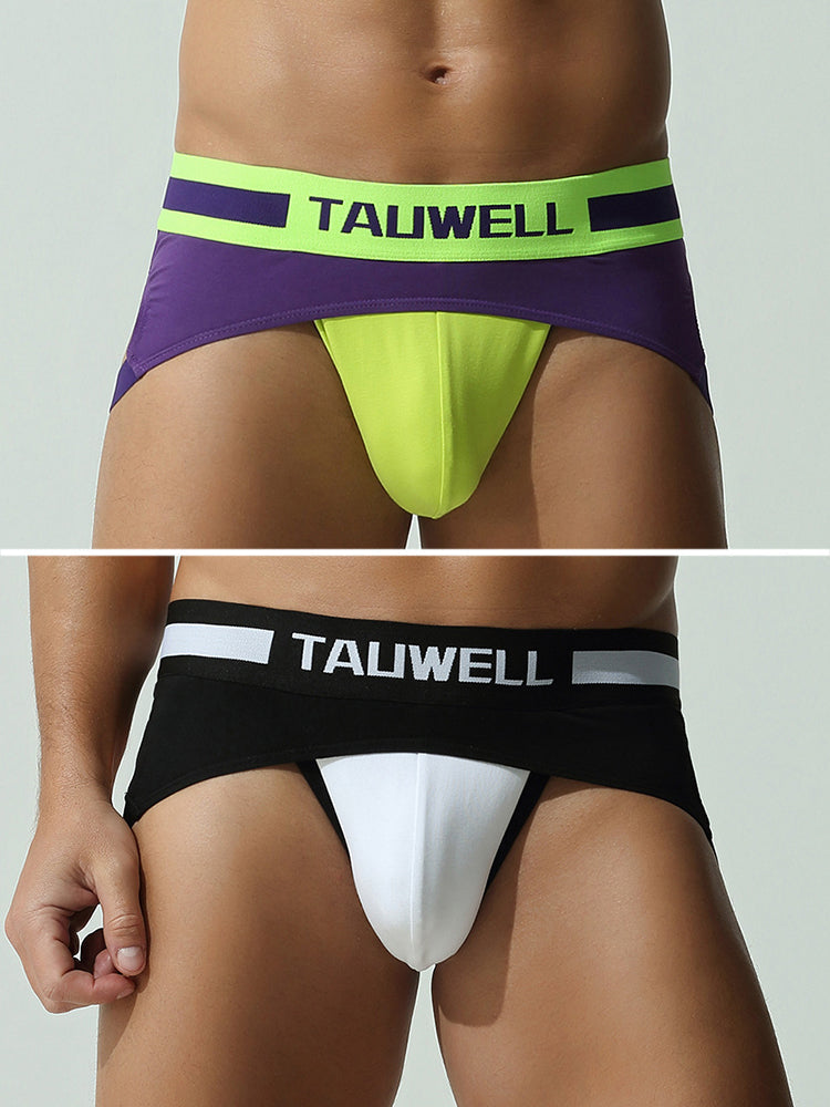 2 Pack Men's Low-Rise Stretch Fit Soft-Touch Quick-Dry Jockstrap | dmunderwear detail image 2