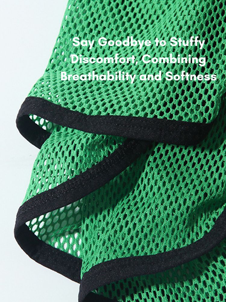 2 Pack Men's Mesh Breathable Solid Color Low-Rise Quick-Dry Fabric Boxers | dmunderwear detail image 6