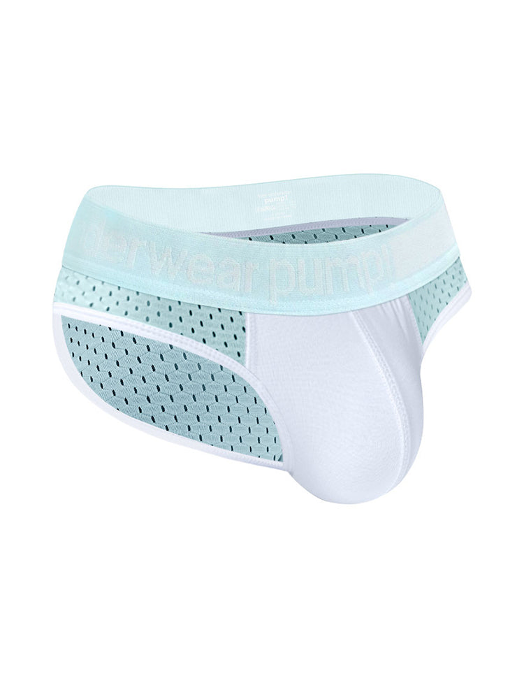 2 Pack Men's Mesh Loose Fit Sport Low-Rise Briefs | dmunderwear