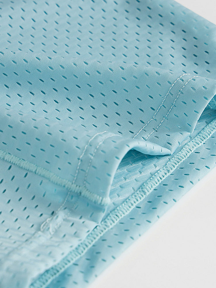 2 Pack Men's Mesh Transparent Sports Fitness Loose Boxer Briefs | dmunderwear detail image 12