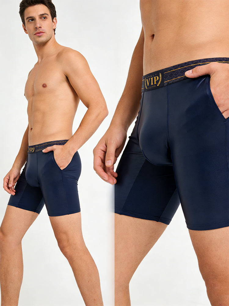 2 Pack Men's Mid-Rise Comfy U-Pouch Workout Ready Midway Briefs | dmunderwear detail image 3