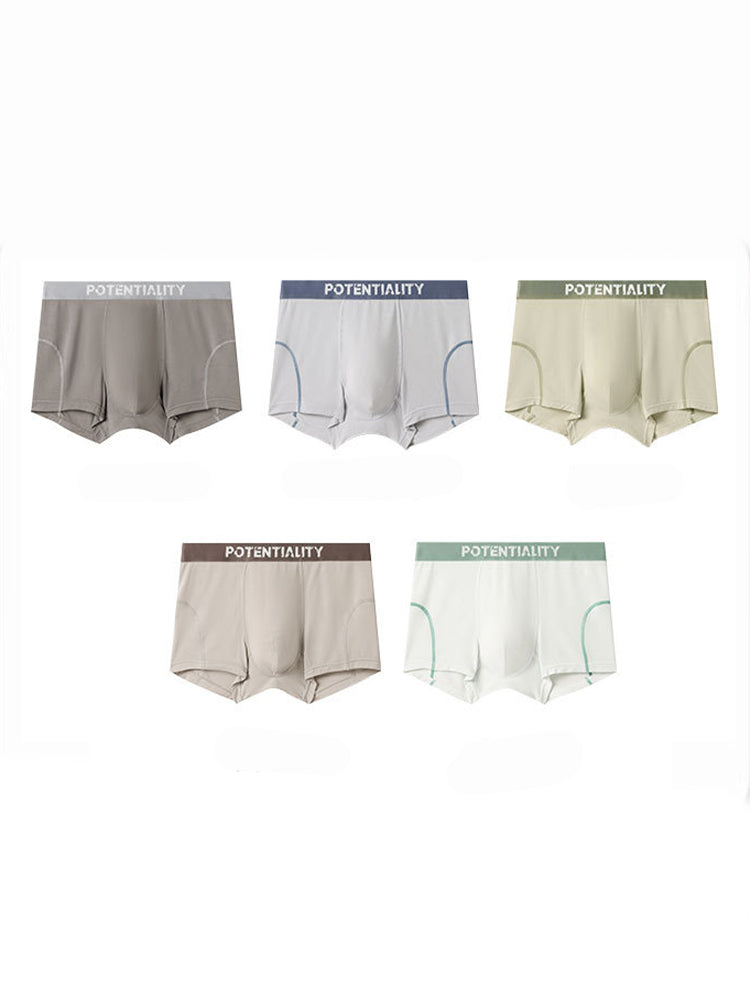 2 Pack Men's Mid-Rise Ultra-Soft Modal Antibacterial High-Stretch Trunks | dmunderwear detail image 15