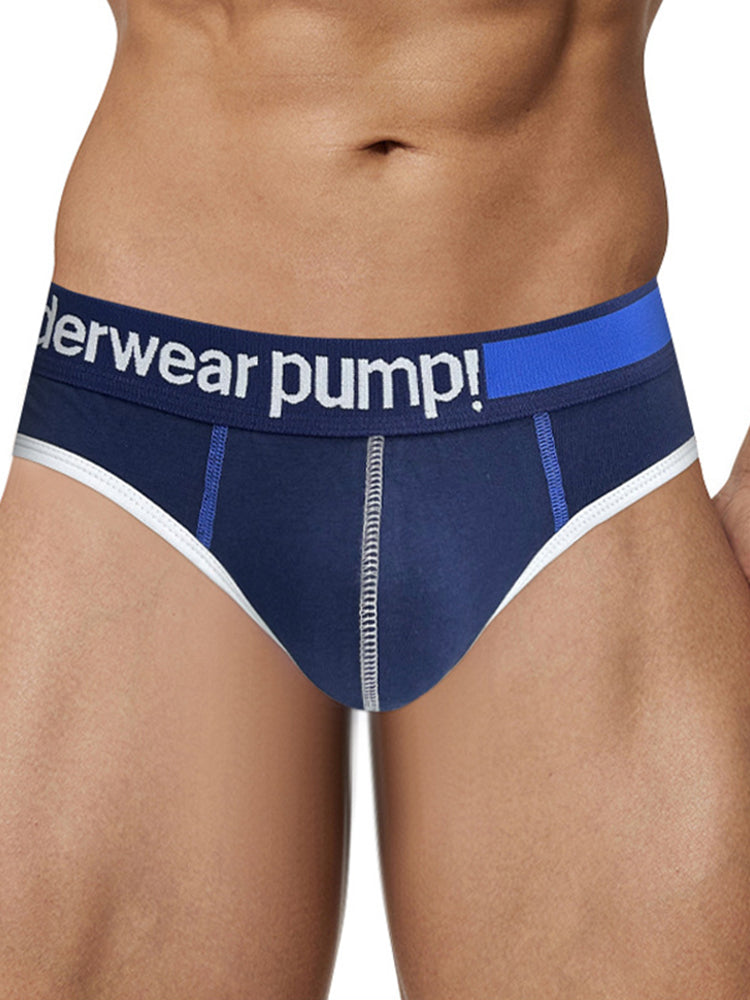 2 Pack Men's Middle-Rise Cotton Sexy Briefs | dmunderwear detail image 12