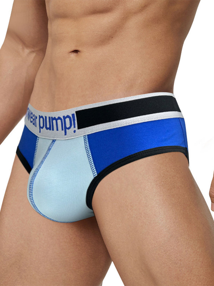 2 Pack Men's Middle-Rise Cotton Sexy Briefs | dmunderwear detail image 18