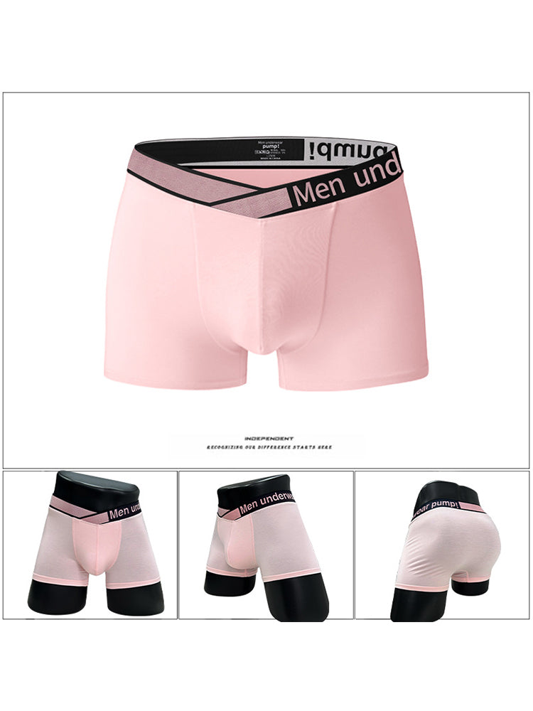 2 Pack Men's Modal Breathable U-Pouch Trunks | dmunderwear